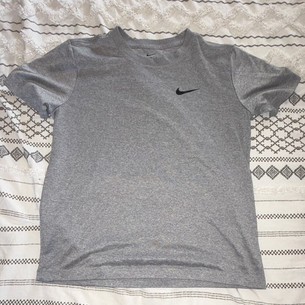 Youth The Nike Tee Gray Size M Dri-Fit